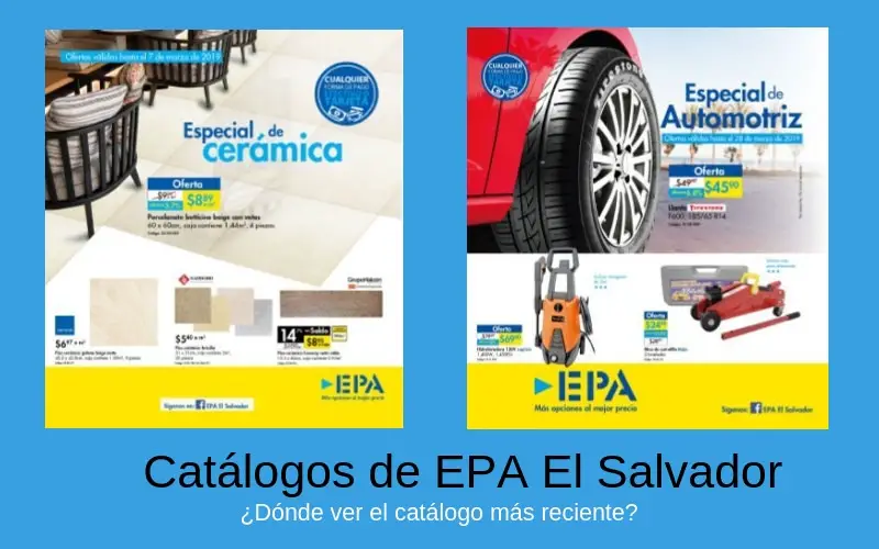 catalogo EPA El Salvador productos