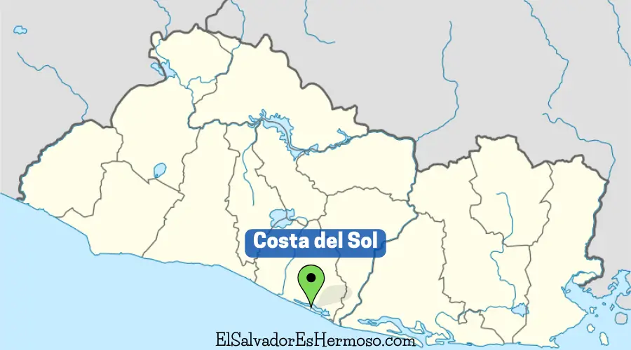 ubicacion Costa del Sol El Salvador